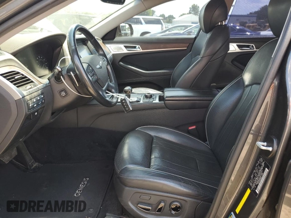 2018 Genesis G80 3.8L with VIN KMHGN4JE2JU253277, listed as a Copart auction lot 65352795 with 127,802 mi miles and Clean title. Bid and sale history available at DreamBid. Image 7.