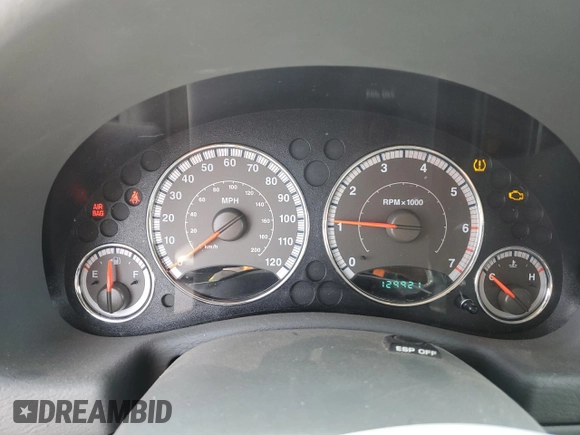 2006 Jeep Liberty Limited with VIN 1J4GL58KX6W138797, listed as a Copart auction lot 50299235 with 129,921 mi miles and Salvage Title. Bid and sale history available at DreamBid. Image 9.