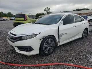 2016 Honda Civic EX-L with VIN 19XFC1F75GE004722, listed as a Copart auction lot 60598955 with 191,430 mi miles and Salvage title. Bid and sale history available at DreamBid. Image 1.