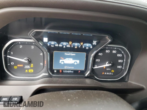 2021 GMC Sierra 3500HD Denali z VIN 1GT49WEY2MF223992, wystawiony jako Copart lot #44362795 z przebiegiem 105 489 mil mil oraz Szkoda całkowita • Salvage title. Historia ofert i sprzedaży dostępna na DreamBid. Obrazek 9.