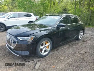 2019 Audi e-tron Prestige z VIN WA1VAAGE8KB008858, wystawiony jako Copart lot #56161725 z przebiegiem 123 111 mil mil oraz Czysty tytuł • Clean title. Historia ofert i sprzedaży dostępna na DreamBid. Obrazek 1.