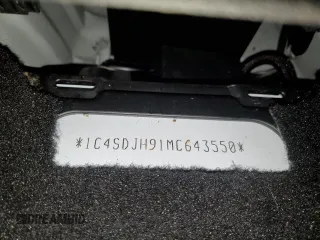 2021 Dodge Durango SRT Hellcat with VIN 1C4SDJH91MC643550, listed as a Copart auction lot 40471144 with Not provided miles and Non repairable. Bid and sale history available at DreamBid. Image 12.