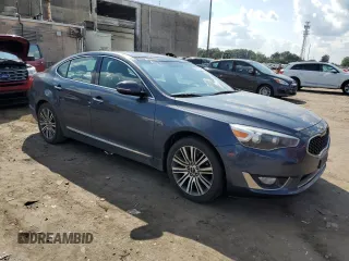 2015 Kia Cadenza Premium with VIN KNALN4D76F5173138, listed as a Copart auction lot 72611364 with 174,028 mi miles and Clean Title. Bid and sale history available at carsss.com. Image 4.