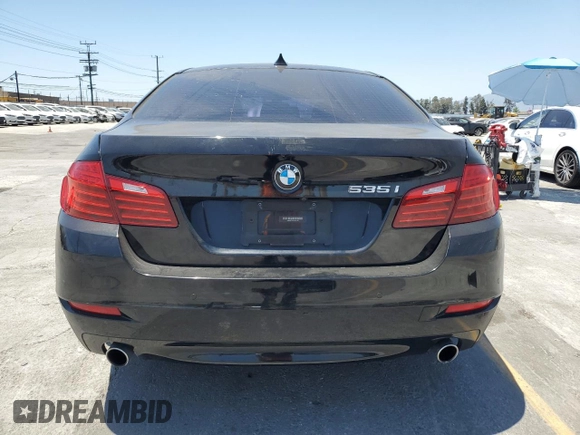 2016 BMW 5 Series 535i with VIN WBA5B1C59GG551992, listed as a Copart auction lot 58860315 with 83,736 mi miles and Salvage title. Bid and sale history available at DreamBid. Image 6.