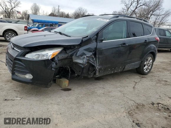2013 Ford Escape SE with VIN 1FMCU0GXXDUB76102, listed as a Copart auction lot 44226025 with 104,127 mi miles and Salvage Title. Bid and sale history available at DreamBid. Image 1.