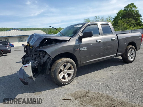 2014 Ram 1500 Big Horn с VIN 1C6RR7GT6ES260041, выставлен на аукционе Copart как лот 56039655 с пробегом 56 317 миль миль и Списание • Salvage title. История ставок и продаж доступна на DreamBid. Изображение 1.
