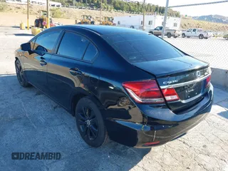 2014 Honda Civic Sedan LX with VIN 19XFB2F55EE251808, listed as a IAAI auction lot 41636636 with 134,544 mi miles. Bid and sale history available at carsss.com. Image 3.