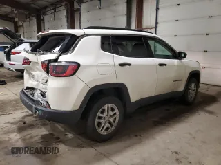 2019 Jeep Compass Sport with VIN 3C4NJDAB2KT598513, listed as a Copart auction lot 83871674 with 65,193 mi miles and Salvage title. Bid and sale history available at DreamBid. Image 3.