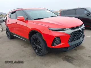2020 Chevrolet Blazer RS z VIN 3GNKBERS1LS596325, wystawiony jako IAAI lot #41572606 z przebiegiem 70 224 mil mil oraz . Historia ofert i sprzedaży dostępna na DreamBid. Obrazek 1.