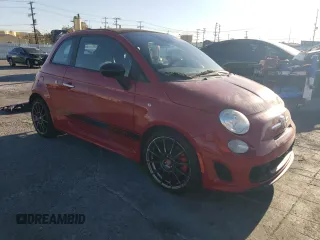 2013 FIAT 500 Abarth with VIN 3C3CFFJH9DT738380, listed as a Copart auction lot 88735915 with 43,977 mi miles and Salvage Title. Bid and sale history available at carsss.com. Image 4.