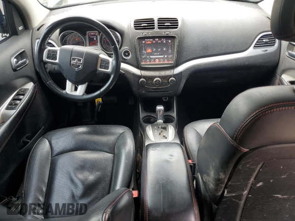 2013 Dodge Journey R/T with VIN 3C4PDDEG7DT677135, listed as a Copart auction lot 60256295 with 190,387 mi miles and Salvage title. Bid and sale history available at DreamBid. Image 8.