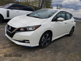 2022 Nissan LEAF SV Plus with VIN 1N4BZ1CV0NC559667, listed as a Copart auction lot 53460345 with 21,772 mi miles and Salvage Title. Bid and sale history available at DreamBid. Image 1.