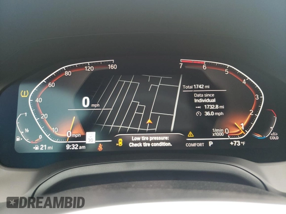 2023 BMW 4 Series 430i xDrive z VIN WBA73AP06PCM49576, wystawiony jako Copart lot #54589993 z przebiegiem 1 742 mil mil oraz . Historia ofert i sprzedaży dostępna na DreamBid. Obrazek 9.