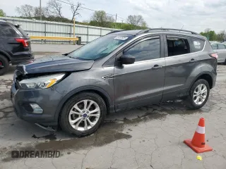 2017 Ford Escape SE with VIN 1FMCU0GD1HUC04526, listed as a Copart auction lot 53453605 with 155,345 mi miles and Salvage Title. Bid and sale history available at carsss.com. Image 1.