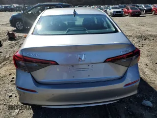 2024 Honda Civic Sedan Touring with VIN 2HGFE1F95RH325566, listed as a Copart auction lot 51640455 with 7,127 mi miles and Salvage Title. Bid and sale history available at carsss.com. Image 6.
