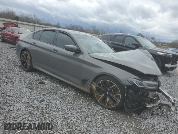 2022 BMW 5 Series 530i с VIN WBA53BH01NCJ56449, выставлен на аукционе Copart как лот 46634985 с пробегом Не указан миль и Списание • Salvage title. История ставок и продаж доступна на DreamBid. Изображение 4.