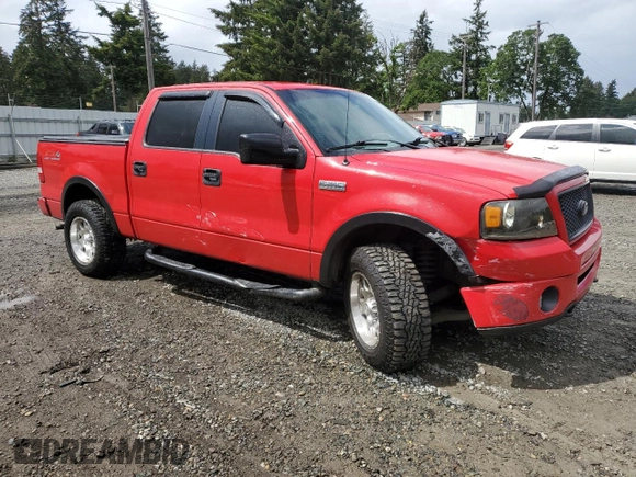 2006 Ford F-150 XLT with VIN 1FTPW14596KB43759, listed as a Copart auction lot 57687885 with Not provided miles and Salvage title. Bid and sale history available at DreamBid. Image 4.