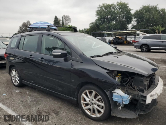 2015 Mazda 5 Touring with VIN JM1CW2CL8F0191186, listed as a Copart auction lot 57846745 with 87,789 mi miles and Salvage title. Bid and sale history available at DreamBid. Image 4.