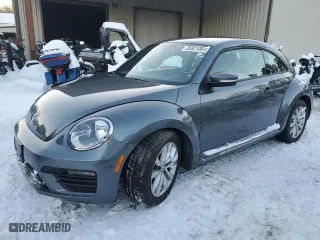 2017 Volkswagen Beetle 1.8T S with VIN 3VWF17ATXHM621177, listed as a Copart auction lot 85921004 with 0 mi miles and Salvage Title. Bid and sale history available at carsss.com. Image 1.