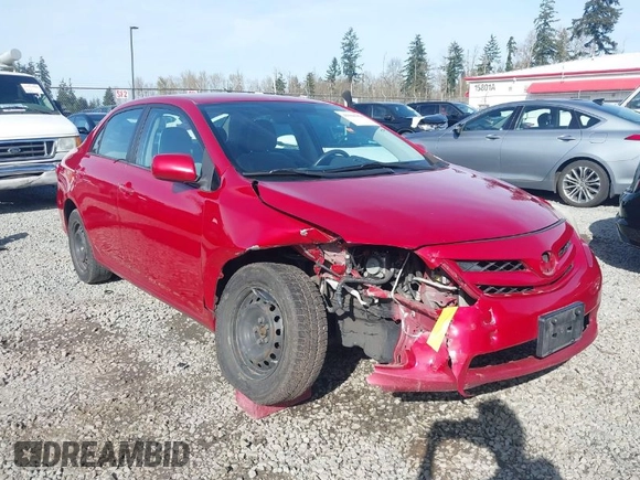 2011 Toyota Corolla L with VIN 2T1BU4EE2BC634962, listed as a IAAI auction lot 41966964 with 165,115 mi miles. Bid and sale history available at carsss.com. Image 1.