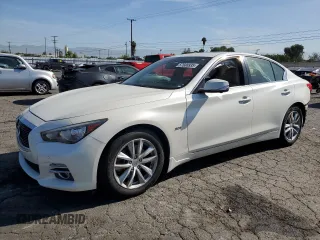 2016 Infiniti Q50 Premium with VIN JN1EV7AP0GM303443, listed as a Copart auction lot 57608935 with 159,445 mi miles and Salvage title. Bid and sale history available at DreamBid. Image 1.
