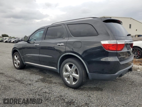 2012 Dodge Durango Citadel with VIN 1C4SDHET7CC240213, listed as a Copart auction lot 81023064 with 92,252 mi miles and Salvage title. Bid and sale history available at DreamBid. Image 2.