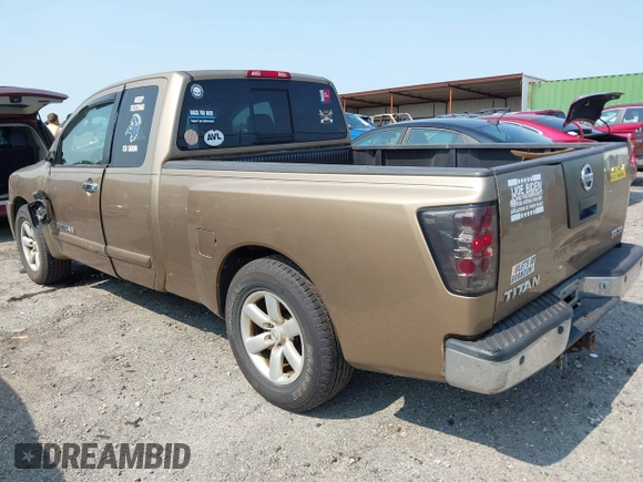 2005 Nissan Titan SE with VIN 1N6AA06A25N504347, listed as a IAAI auction lot 42384240 with 257,729 mi miles and . Bid and sale history available at DreamBid. Image 3.