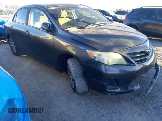 2013 Toyota Corolla L with VIN 5YFBU4EE0DP078329, listed as a Copart auction lot 83710804 with 128,104 mi miles and Salvage Title. Bid and sale history available at carsss.com. Image 4.