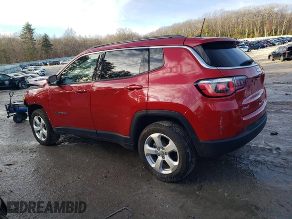 2019 Jeep Compass Latitude with VIN 3C4NJDBB9KT827915, listed as a Copart auction lot 85757104 with 14,713 mi miles and Salvage Title. Bid and sale history available at DreamBid. Image 2.