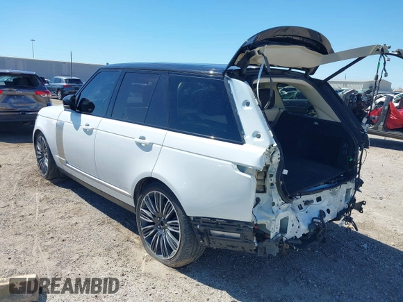 2022 Land Rover Range Rover Westminster z VIN SALGS2RU3NA460712, wystawiony jako IAAI lot #41578730 z przebiegiem 57 119 mil mil oraz . Historia ofert i sprzedaży dostępna na DreamBid. Obrazek 3.