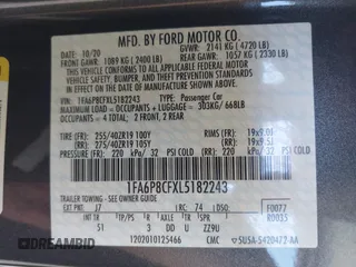 2020 Ford Mustang GT z VIN 1FA6P8CFXL5182243, wystawiony jako IAAI lot #42639313 z przebiegiem 32 018 mil mil oraz . Historia ofert i sprzedaży dostępna na DreamBid. Obrazek 9.