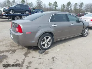 2012 Chevrolet Malibu LT w/2LT with VIN 1G1ZD5E00CF271040, listed as a IAAI auction lot 41574362 with 192,373 mi miles. Bid and sale history available at carsss.com. Image 4.