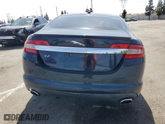 2011 Jaguar XF with VIN SAJWA0FB5BLS02576, listed as a Copart auction lot 50653905 with 0 mi miles and Salvage Title. Bid and sale history available at carsss.com. Image 6.