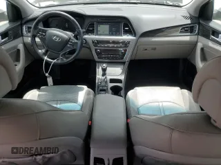 2015 Hyundai Sonata Sport with VIN 5NPE34AF3FH220932, listed as a Copart auction lot 54533715 with 151,346 mi miles and Salvage title. Bid and sale history available at DreamBid. Image 8.