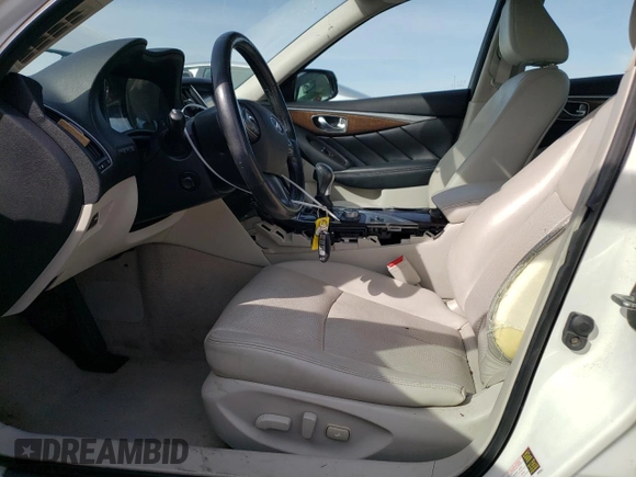 2014 Infiniti Q50 Premium with VIN JN1BV7AR8EM686761, listed as a Copart auction lot 49650385 with 157,113 mi miles and Salvage Title. Bid and sale history available at carsss.com. Image 7.