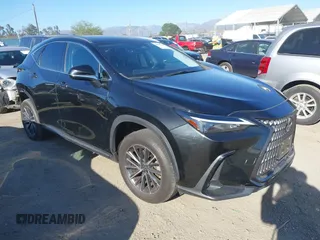 2022 Lexus NX with VIN JTJGKCEZ3N2004456, listed as a IAAI auction lot 41862374 with 27,634 mi miles. Bid and sale history available at carsss.com. Image 1.