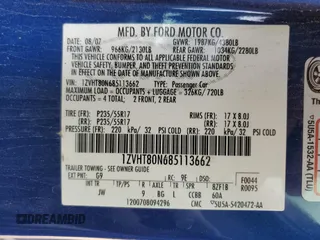 2008 Ford Mustang Deluxe with VIN 1ZVHT80N685113662, listed as a Copart auction lot 51809855 with 64,297 mi miles and Salvage Title. Bid and sale history available at carsss.com. Image 13.