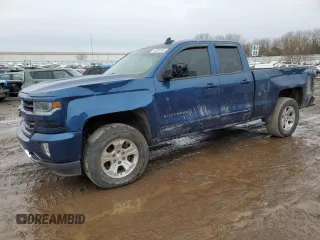 2016 Chevrolet Silverado 1500 LT with VIN 1GCVKREC7GZ378622, listed as a Copart auction lot 46894965 with 105,409 mi miles and Clean Title. Bid and sale history available at DreamBid. Image 1.