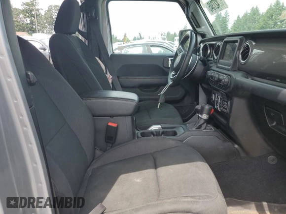 2018 Jeep Wrangler Unlimited Sahara with VIN 1C4HJXEG9JW231976, listed as a Copart auction lot 62427345 with 54,127 mi miles and Salvage title. Bid and sale history available at DreamBid. Image 7.