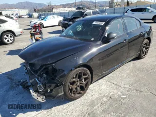 2021 Alfa Romeo Giulia with VIN ZARFAMAN2M7649911, listed as a Copart auction lot 88634645 with 0 mi miles and Salvage Title. Bid and sale history available at carsss.com. Image 1.