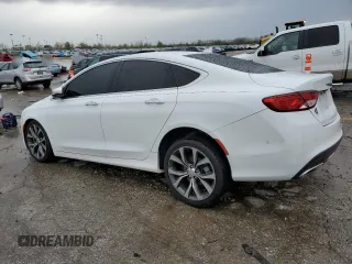 2015 Chrysler 200 C with VIN 1C3CCCCG9FN509616, listed as a Copart auction lot 51750365 with 55,874 mi miles and Salvage Title. Bid and sale history available at carsss.com. Image 2.