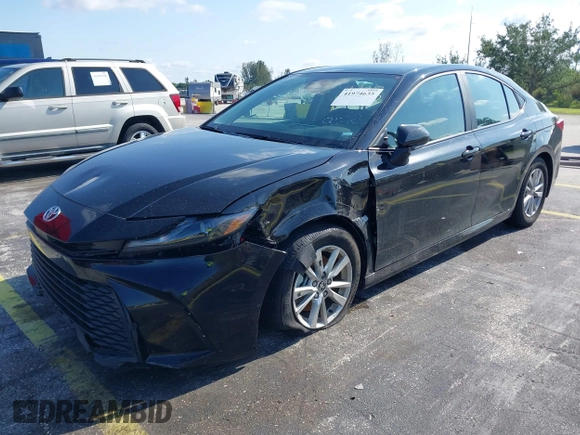 2025 Toyota Camry LE with VIN 4T1DAACK7SU518065, listed as a IAAI auction lot 41974635 with 17,279 mi miles and . Bid and sale history available at DreamBid. Image 17.