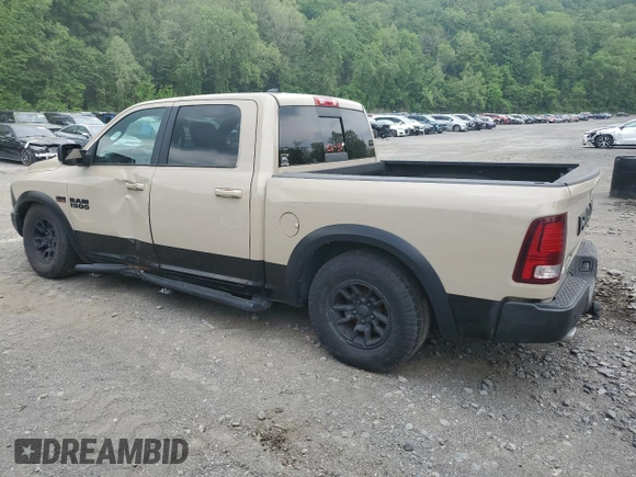 2017 Ram 1500 Rebel z VIN 1C6RR7YT0HS611836, wystawiony jako Copart lot #56943955 z przebiegiem 55 548 mil mil oraz Szkoda całkowita • Salvage title. Historia ofert i sprzedaży dostępna na DreamBid. Obrazek 2.