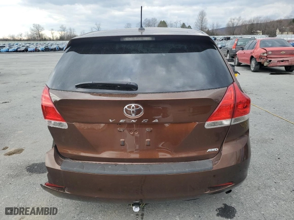 2012 Toyota Venza LE with VIN 4T3BK3BB3CU071261, listed as a Copart auction lot 47420325 with 117,292 mi miles and Salvage Title. Bid and sale history available at carsss.com. Image 6.