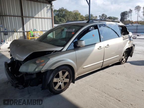 2004 Nissan Quest SE with VIN 5N1BV28U04N363917, listed as a Copart auction lot 78089394 with 0 mi miles and Salvage Title. Bid and sale history available at carsss.com. Image 1.