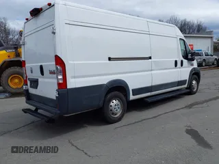 2018 Ram ProMaster Cargo with VIN 3C6URVJG6JE109398, listed as a IAAI auction lot 41934307 with 129,308 mi miles. Bid and sale history available at carsss.com. Image 4.