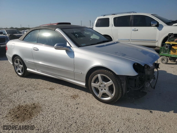 2006 Mercedes-Benz CLK-Class 5.0L with VIN WDBTK75G86T065996, listed as a Copart auction lot 75387094 with 95,005 mi miles and Salvage Title. Bid and sale history available at carsss.com. Image 4.