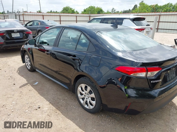 2024 Toyota Corolla LE with VIN 5YFB4MDE6RP179531, listed as a IAAI auction lot 42095822 with 16,726 mi miles. Bid and sale history available at carsss.com. Image 3.