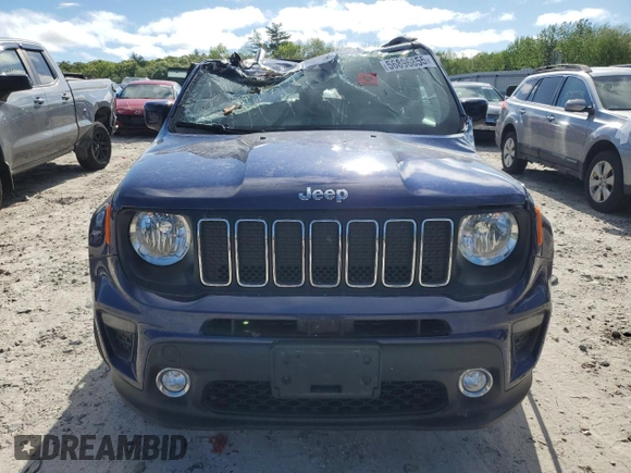 2019 Jeep Renegade Latitude z VIN ZACNJBBB2KPK16147, wystawiony jako Copart lot #56896855 z przebiegiem 47 029 mil mil oraz Szkoda całkowita • Salvage title. Historia ofert i sprzedaży dostępna na DreamBid. Obrazek 5.