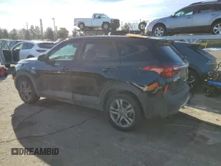 2021 Kia Seltos LX with VIN KNDEPCAAXM7060603, listed as a Copart auction lot 46455445 with 82,822 mi miles and Salvage Title. Bid and sale history available at carsss.com. Image 2.